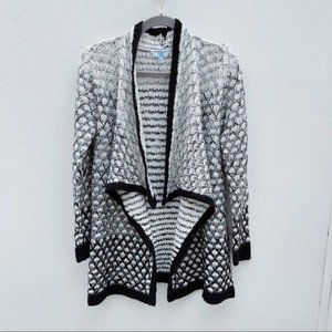Ombré open front cardigan long knitted duster boho
